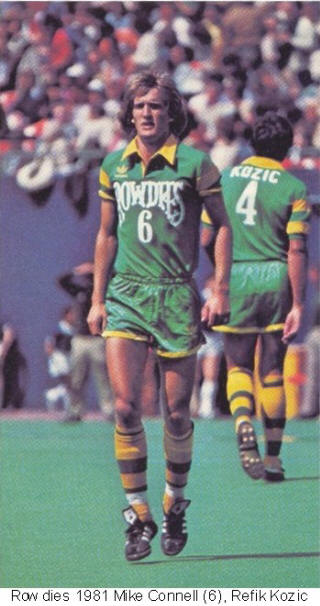 NASL Tampa Bay Rowdies 81 Road Mike Connell Refik Kozic