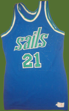 Sails 75-76 Road Jersey Bob Warren