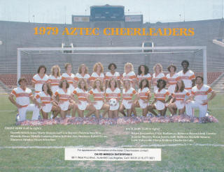 NASL Soccer Los Angeles Aztecs 1979 Cheerleaders