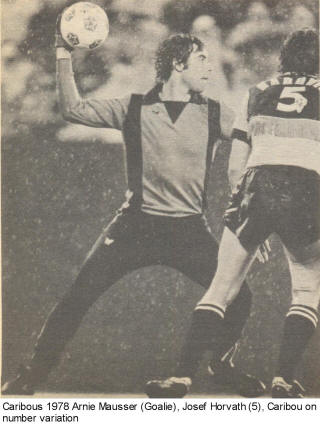 NASL Soccer Colorado Caribous 1978 Road Back Joszef Horvath Arnie Mausser