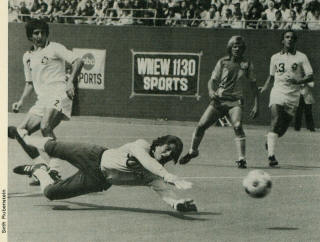 NASL Soccer New York Cosmos 1979 Goalie David Brcic, Tea Men