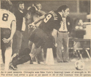 NASL Soccer New York Cosmos 80 Road Back Giorgio Chinaglia