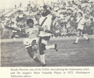NASL Soccer Washington Dips 75 Home Randy Horton