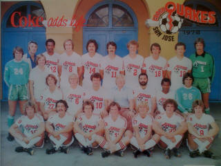 San Jose Earthquakes 1978 Team Picture