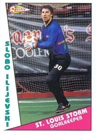 Storm 90-91 Goalie Slobo Ilijevski