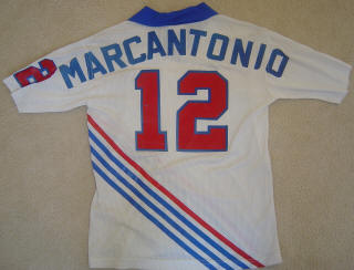 NASL Soccer Montreal Manic 83 Home Jersey Carmine Marcantonio Back