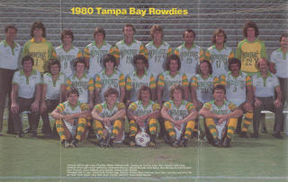 Tampa Bay Rowdies 1980 Team Picture