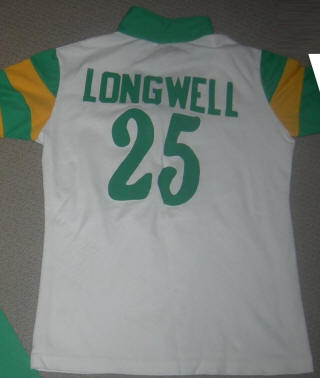 NASL Soccer Tampa Bay Rowdies 83-84 Home Jersey Mark Longwell Back