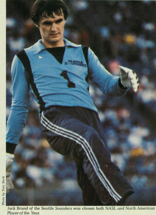 Seattle Sounders 1980 Goalie Jack Brand