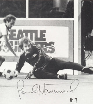 NASL Soccer Seattle Sounders 81-82 Indoor Goalie Paul Hammond