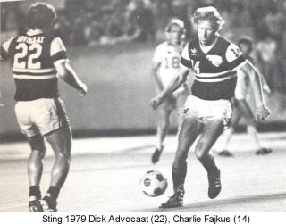 NASL Soccer Chicago Sting 79 Road Charlie Fajkus Dick Advocaat