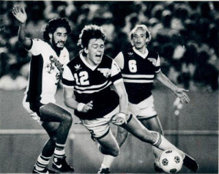 NASL Soccer Chicago Sting 1983 Karl-Heinz Granitza, Earthquakes Steve Litt