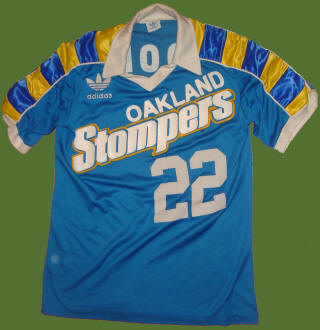 NASL Oakland Stompers 78 Road Jersey Johnny Moore