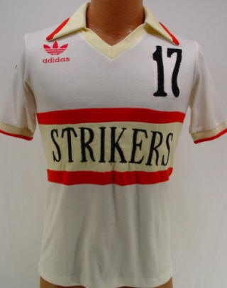 NASL Soccer Ft. Lauderdale Strikers 79-81 Home Jersey Tibor Gemeri