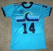 NASL Soccer California Surf 80 Road Jersey Laurie Abrahams