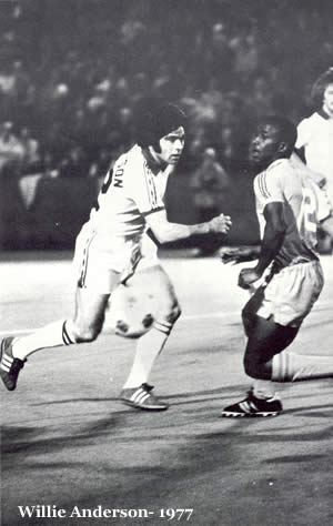 NASL Soccer Portland Timbers 77 Home Willie Anderson