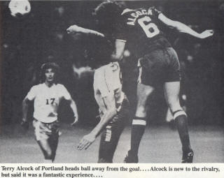 NASL Soccer Portland Timbers 77 Road Back Terry Alcock