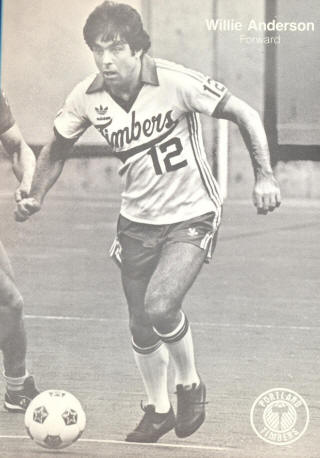 NASL Soccer Portland Timbers 81 Home Willie Anderson