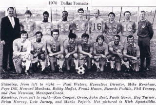 Dallas Tornado 1970 Road Team