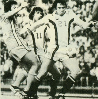 Vancouver Whitecaps 1978 Home Bob Campbell, Kevin Hector, 7-27-78