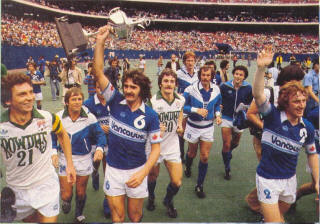 NASL Soccer Vancouver Whitecaps 79 Road Roger Kenyon worn by Rowdies Players