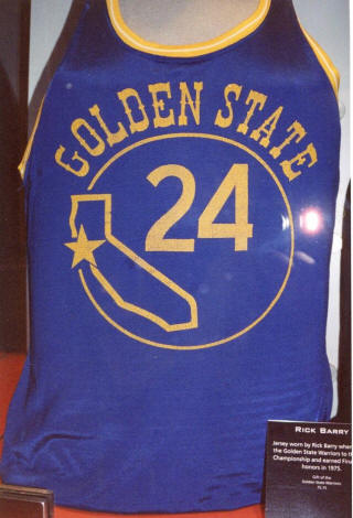 1974-75 Rick Barry Game Worn Golden State Warriors Jersey., Lot #80057