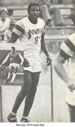 NASL Soccer Tampa Bay Rowdies 75 Home Clyde Best