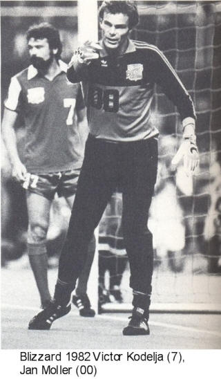 NASL Soccer Toronto Blizzard 82 Goalie Jan Moller