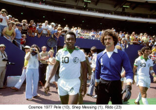 NASL Soccer New York Cosmos 77 Home Pele, Messing, Rildo