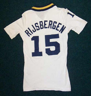 NASL Soccer New York Cosmos 79-80 Home Jersey Wim Rijsbergen Back