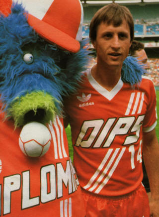 NASL Soccer Washington Dips 80 Road Cruyff, Mascot