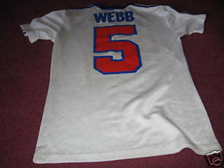 NASL Soccer Edmonton Drillers 80 Home Jersey John Webb Back