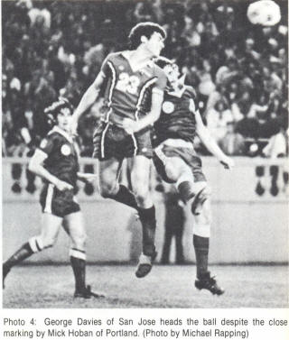 NASL Soccer San Jose Earthquakes 77 Road Geoff Davies