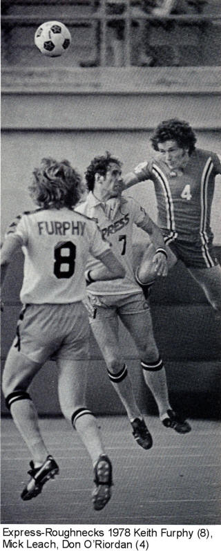 NASL Soccer Detroit Express 78 Home Back Keith Furphy