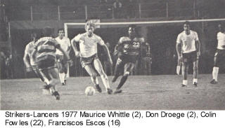 NASL Soccer Rochester Lancers 77 Home Don Droege