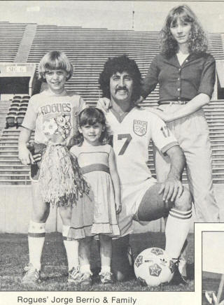 NASL Soccer Memphis Rogues 80 Home Jorge Berrio Family