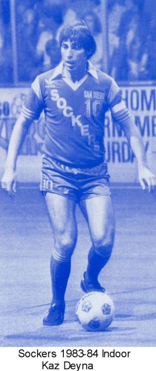 NASL Soccer San Diego Sockers 83-84 Indoor Road Kaz Deyna