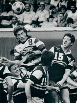 NASL Soccer Minnesota Strikers 84 Road Alan Willey, Sting Chris Kenny, Ricardo Alonso